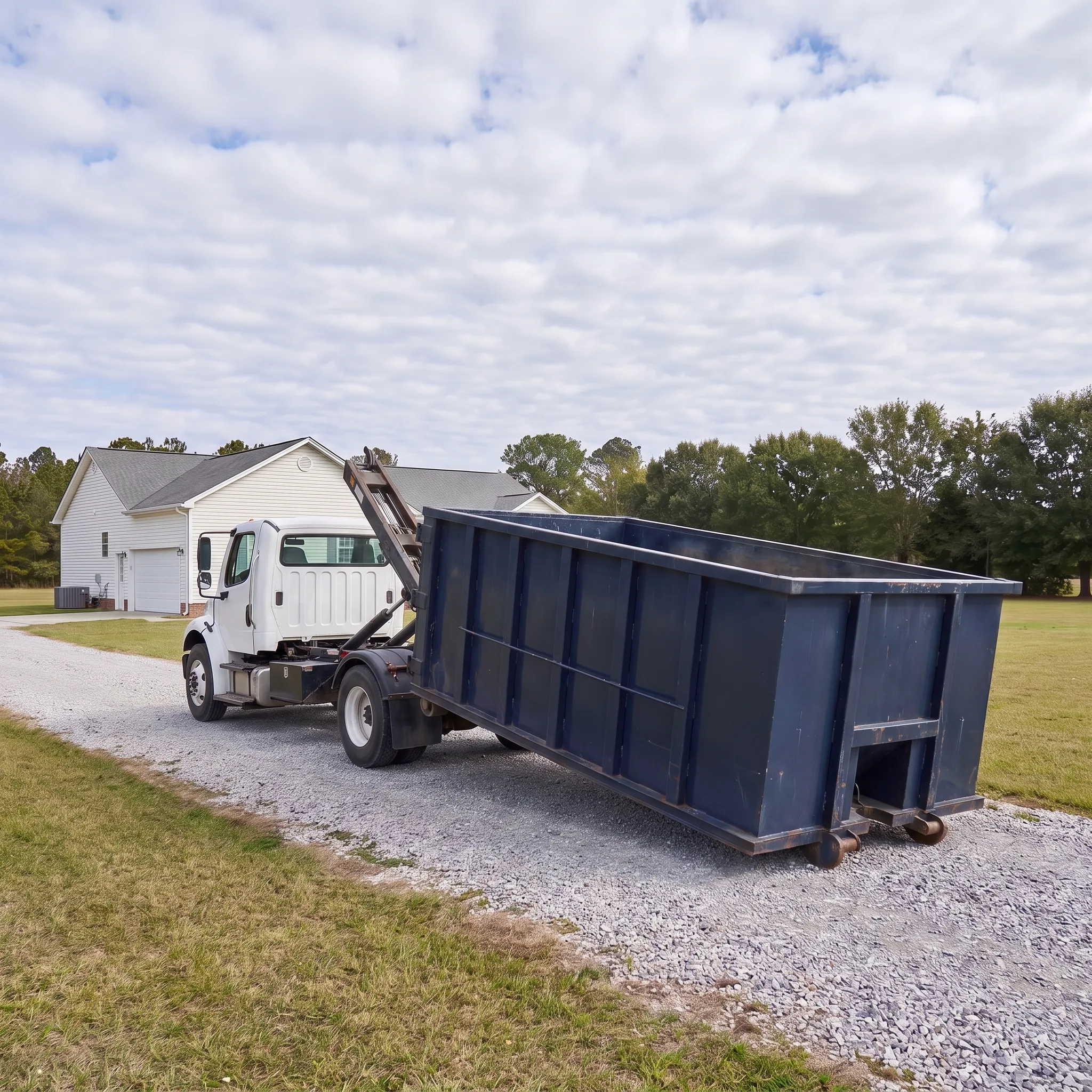Roll-off dumpster delivery in North Dakota